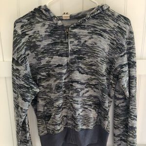 FREE PEOPLE Vintage cropped zip up